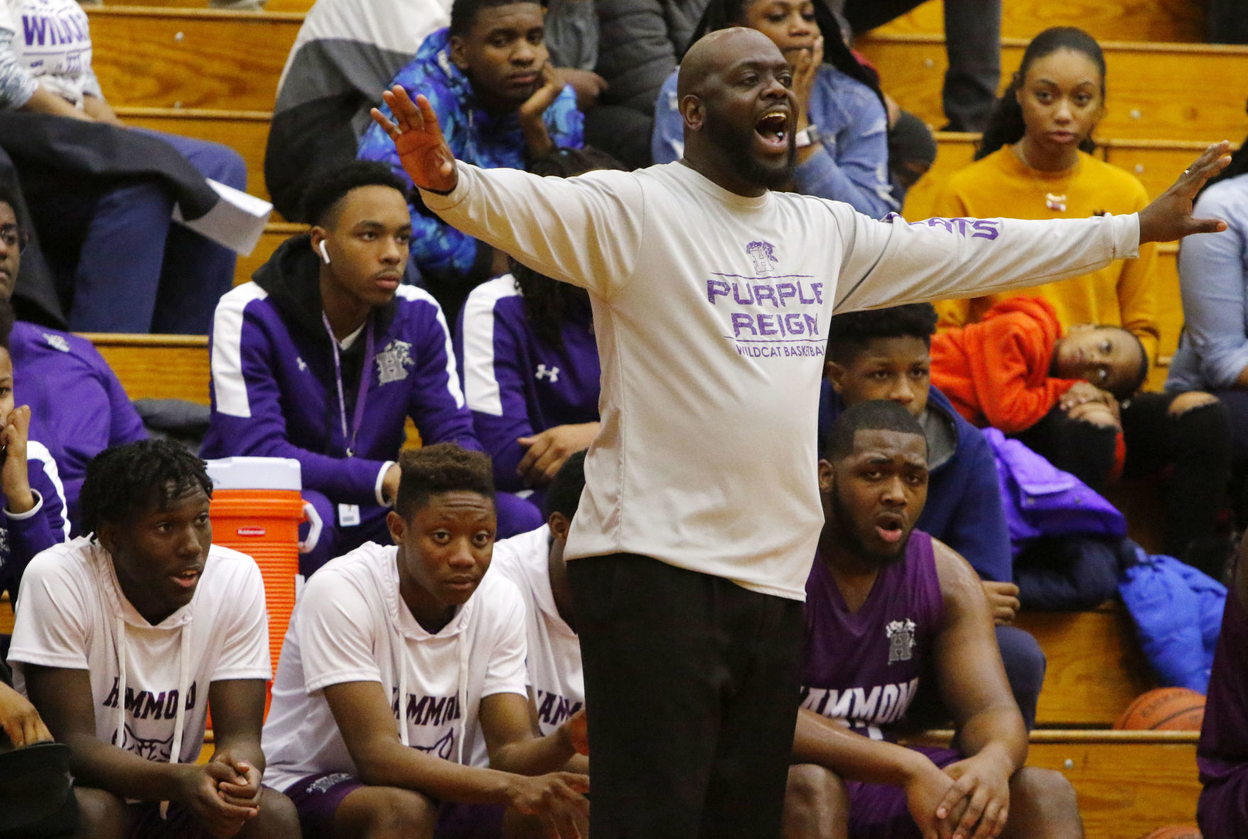Hammond at EC Central boys basketball
